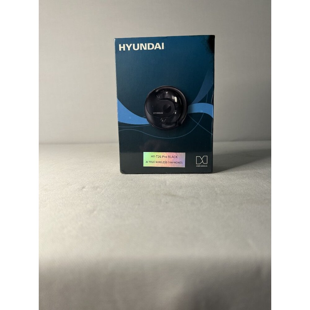 Hyundai HY-726 Pro Black True Wireless Earphones With Noise Cancellation & Bluet